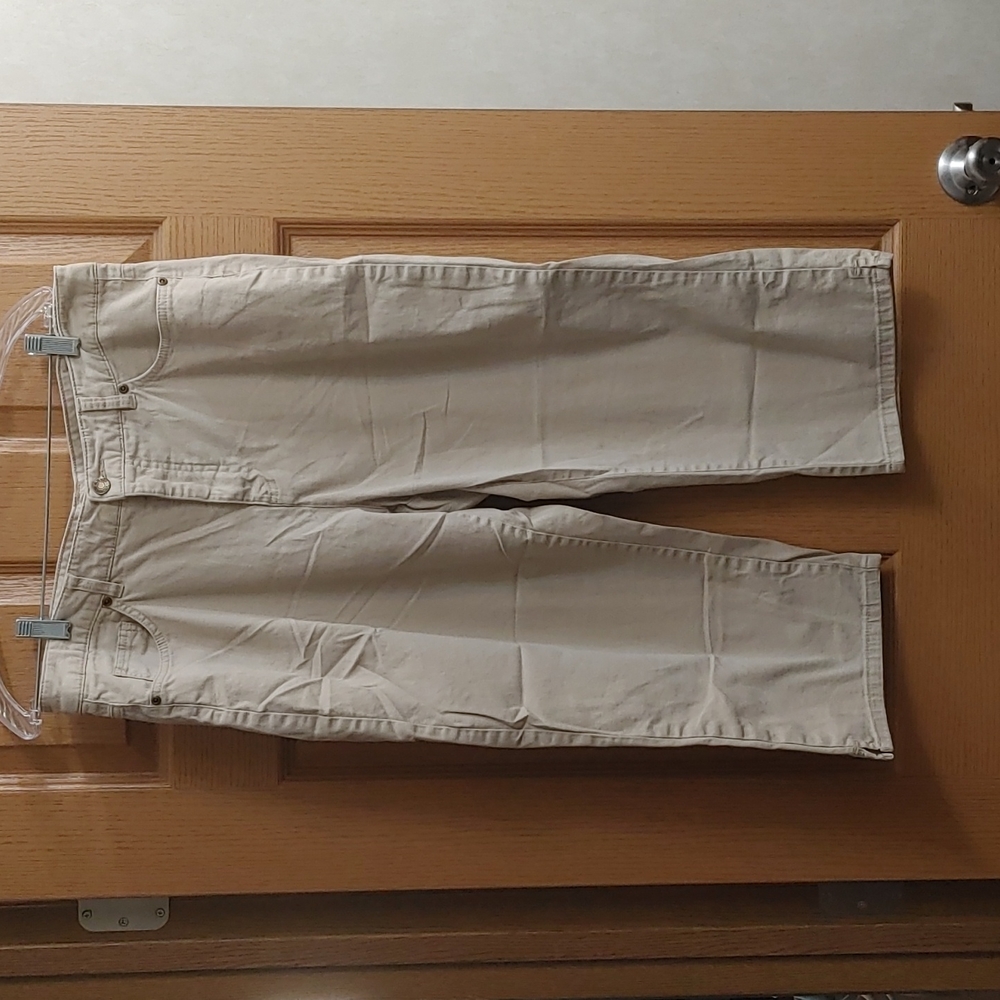 Basic Edition Khaki Capris size 14